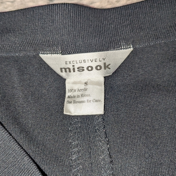 Misook Nancy Straight Leg Mylana Knit Pant Black Women's Small - Picture 6 of 9